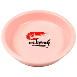 Миска Mr.Kranch керамическая для кошек 200 мл Креветочка, розовая Миска Mr.Kranch керамическая для кошек 200 мл Креветочка, розовая