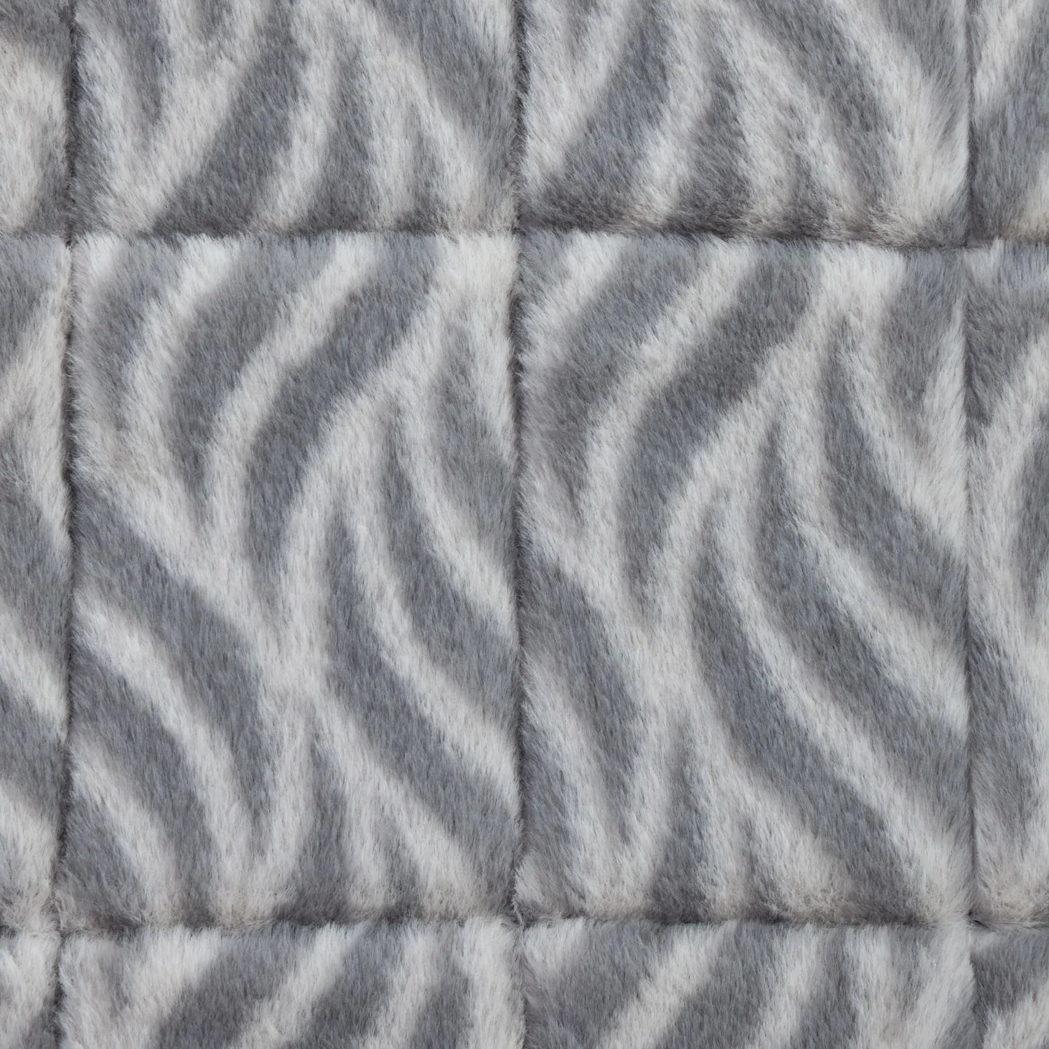 Лежанка MidWest Deluxe Wave Bed для собак и кошек меховая 102х67,5х9 см, серая