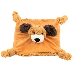 Игрушка AROMADOG Rescue для собак Собачка-плед 30 см с пищалкой, рыжая