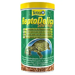 Tetra Repto Delica Shrimps креветки лакомство для водных черепах 1 л