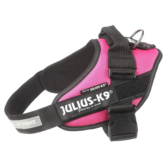 JULIUS-K9 шлейка для собак IDC®-Powerharness 2 (71-96см/ 28-40кг), темно-розовый СКИДКА 50%