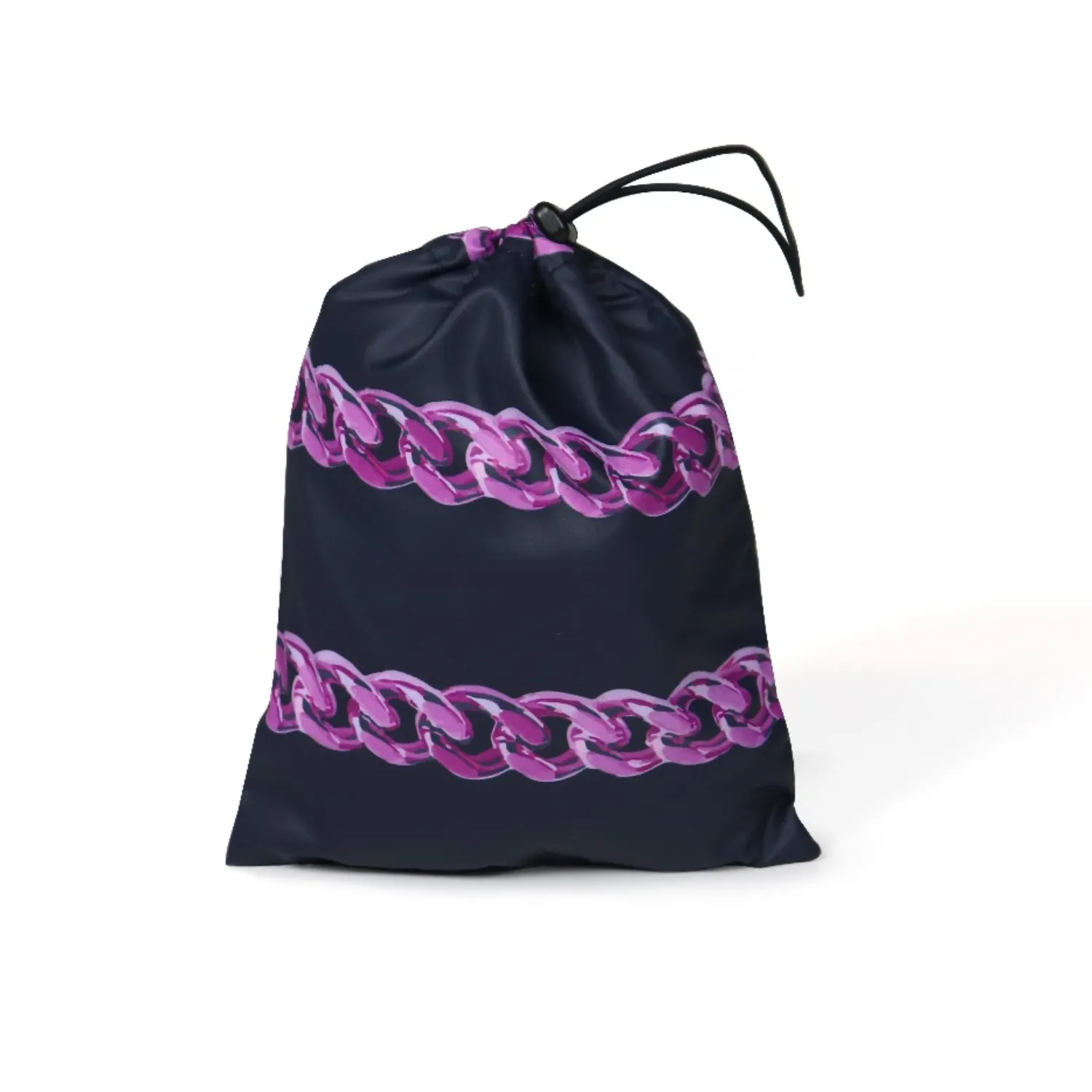 Дождевик United Pets для собак Easy 44, черный с розовым рисунком СКИДКА 30%