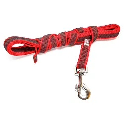 JULIUS-K9 поводок для собак Color & Gray Super-grip 2/300см, без ручки, до 50 кг, красно-серый JULIUS-K9 поводок для собак Color & Gray Super-grip 2/300см, без ручки, до 50 кг, красно-серый