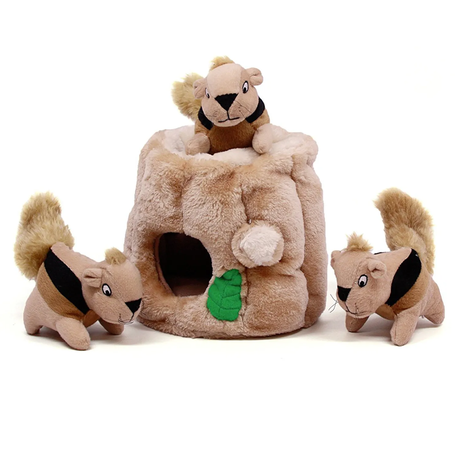 OutwardHound игрушка-головоломка для собак Hide-A-Squirrel (спрячь белку) малая 12 см СКИДКА 30%