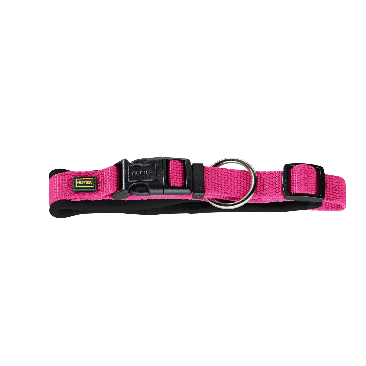 Hunter ошейник для собак Neoprene VP 55-60 см/L-XL, нейлон/неопрен, малиново-черный СКИДКА 40%