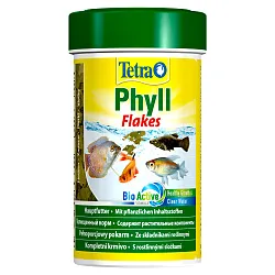 TetraPhyll корм для всех видов рыб растительные хлопья 100 мл TetraPhyll корм для всех видов рыб растительные хлопья 100 мл