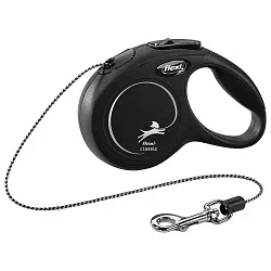 flexi рулетка New Classic XS (до 8 кг) 3 м трос черная flexi рулетка New Classic XS (до 8 кг) 3 м трос черная