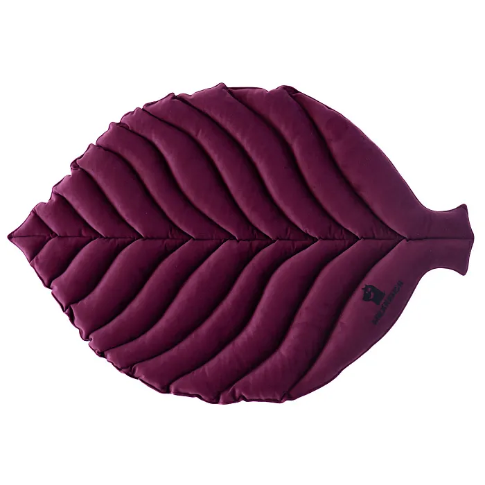 Лежанка Mr.Kranch для собак Листочек большая размер 120х73х6см фиолетовая