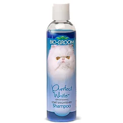 Bio-Groom Purrfect White Shampoo кондиционирующий шампунь для кошек белого и светлых окрасов 237 мл Bio-Groom Purrfect White Shampoo кондиционирующий шампунь для кошек белого и светлых окрасов 237 мл