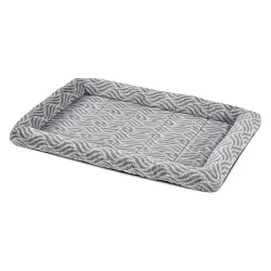 Лежанка MidWest Deluxe Wave Bed для собак и кошек меховая 102х67,5х9 см, серая Лежанка MidWest Deluxe Wave Bed для собак и кошек меховая 102х67,5х9 см, серая