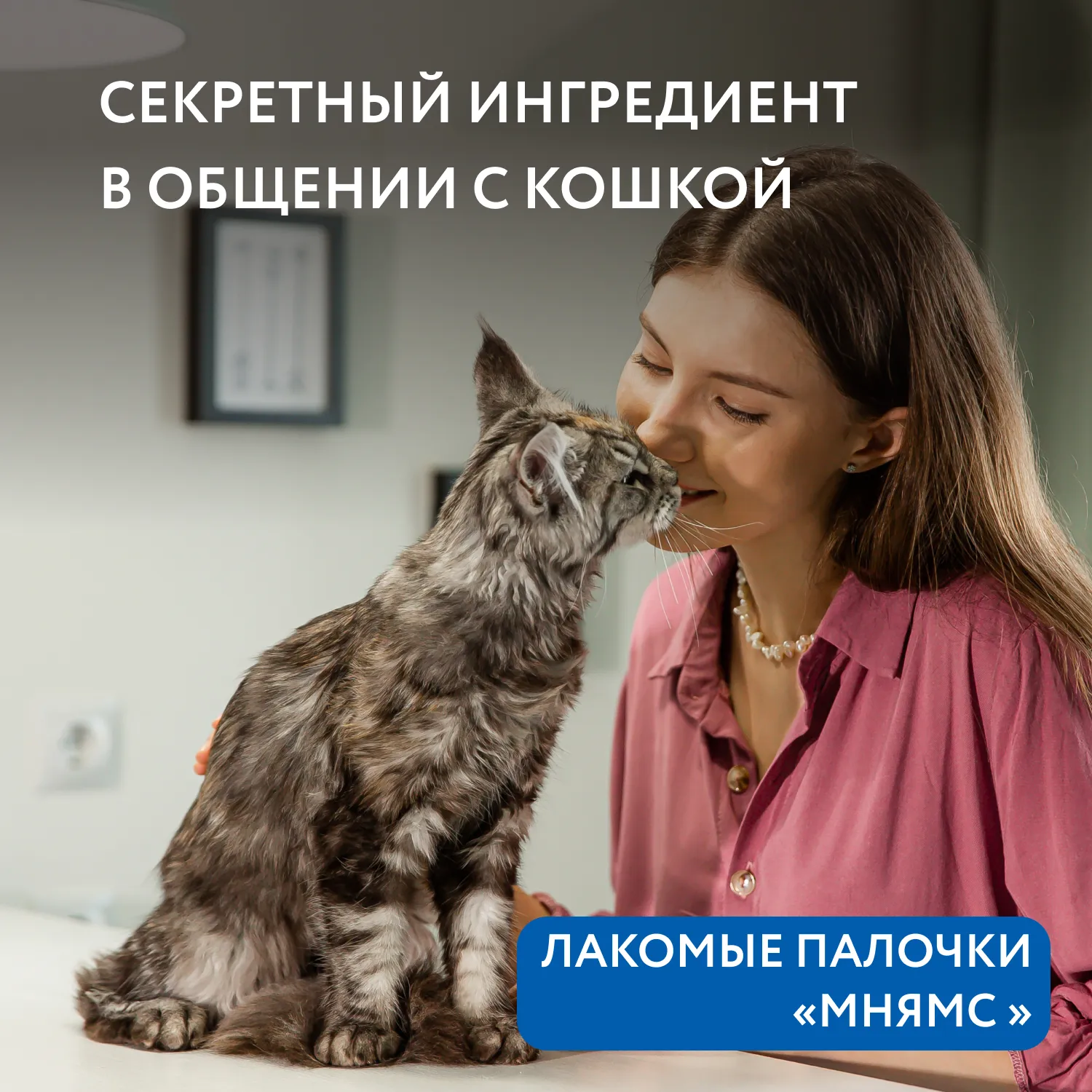 Лакомство Мнямс лакомые палочки для кошек с форелью и лососем 3х5 г