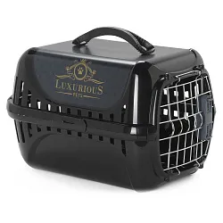 Moderna Luxurious переноска 49x32x30h см с металлической дверцей, черная СКИДКА 50% Moderna Luxurious переноска 49x32x30h см с металлической дверцей, черная СКИДКА 50%