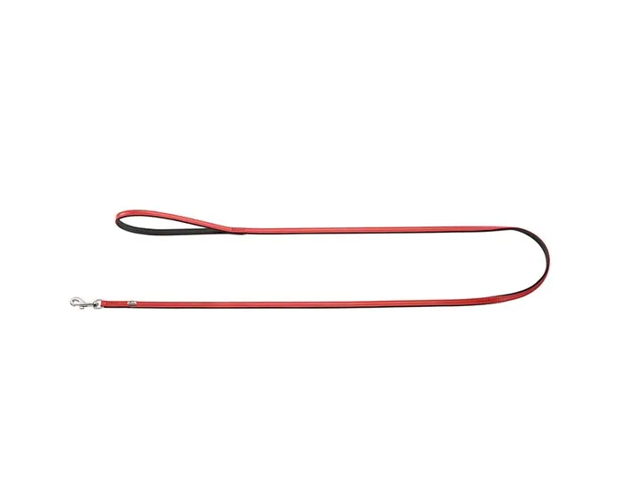 Hunter поводок для собак Capri  8/140 натуральная кожа красный СКИДКА 50%