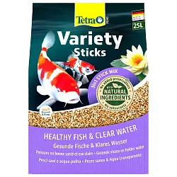 Корм Tetra Pond Variety Sticks для прудовых рыб (3 вида палочек) 25 л Корм Tetra Pond Variety Sticks для прудовых рыб (3 вида палочек) 25 л