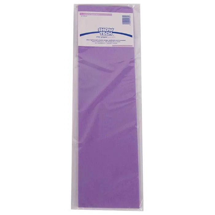 SHOW TECH рисовая бумага 40х10 см фиолетовая 100 шт