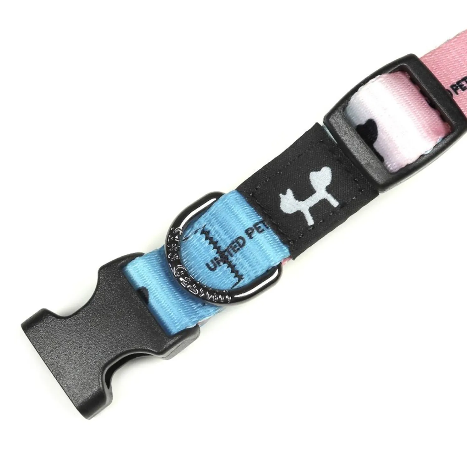 Ошейник United Pets для собак Complete me XS 10 x 180/300mm, розово-голубой тай-дай СКИДКА 30%