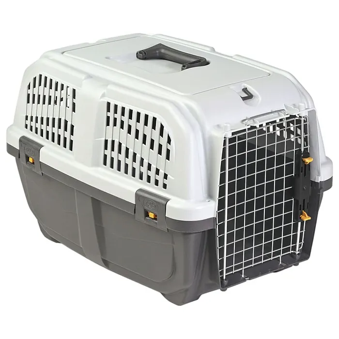 MPS переноска SKUDO 2  55х36х35h см с металлической дверцей с замком серая