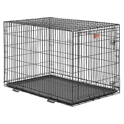 Клетка MidWest iCrate для собак 124х76,5х81,5h см, 1 дверь, черная Клетка MidWest iCrate для собак 124х76,5х81,5h см, 1 дверь, черная