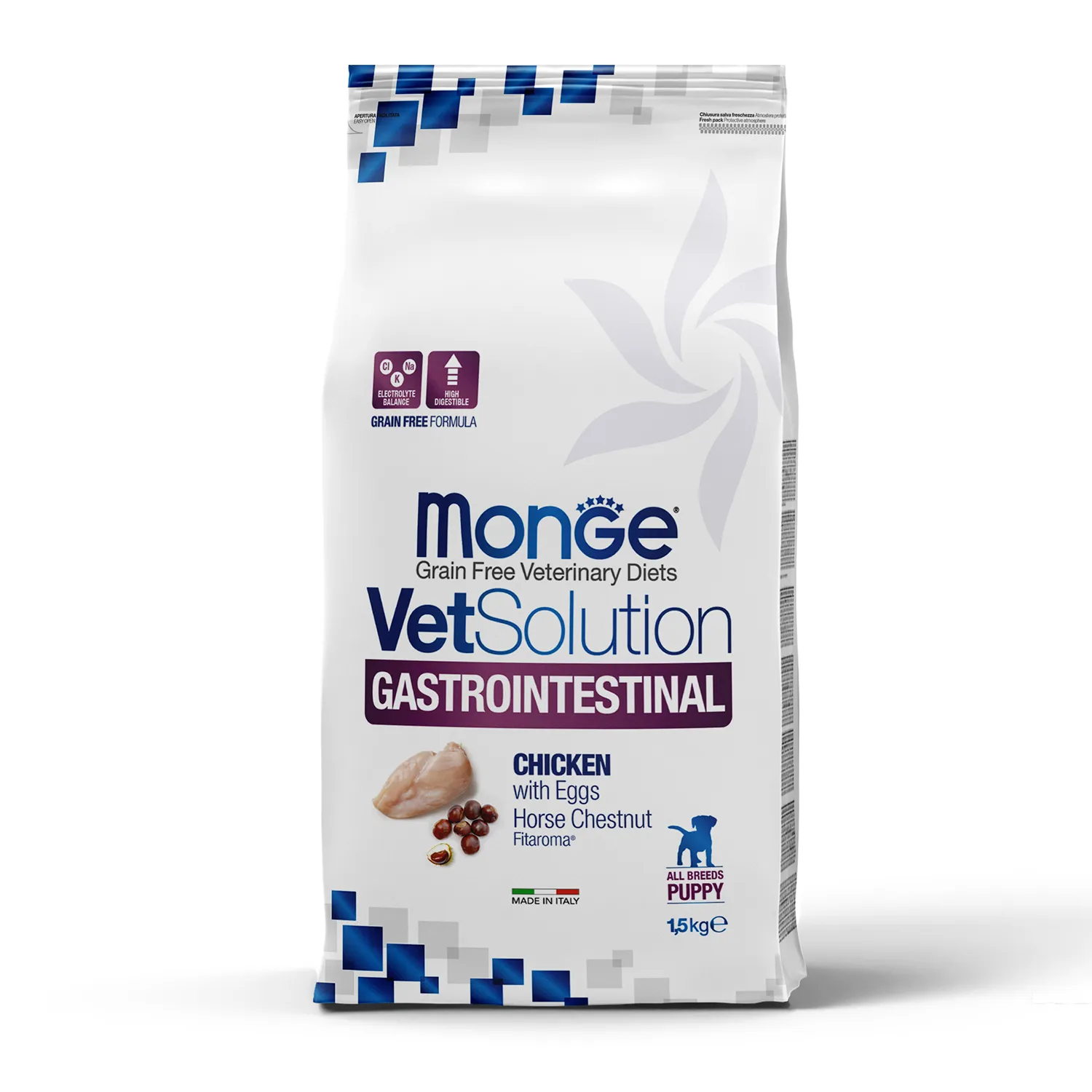 Диетический корм Monge VetSolution Dog Gastrointestinal Гастроинтестинал для щенков 1,5 кг
