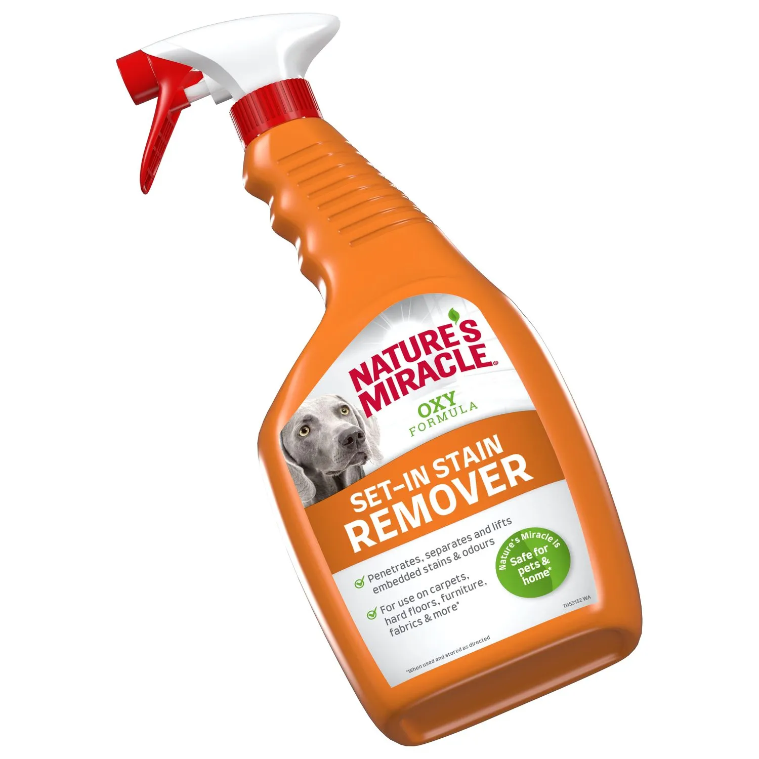 Уничтожитель пятен и запахов Nature's Miracle для собак Окси-формула, спрей 709 мл