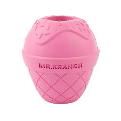 Игрушка Mr.Kranch для собак Мороженое 8*9 см розовая с ароматом бекона