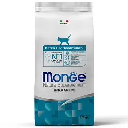 Сухой корм Monge Cat Daily Line для котят и беременных кошек, из курицы 1,5 кг Сухой корм Monge Cat Daily Line для котят и беременных кошек, из курицы 1,5 кг