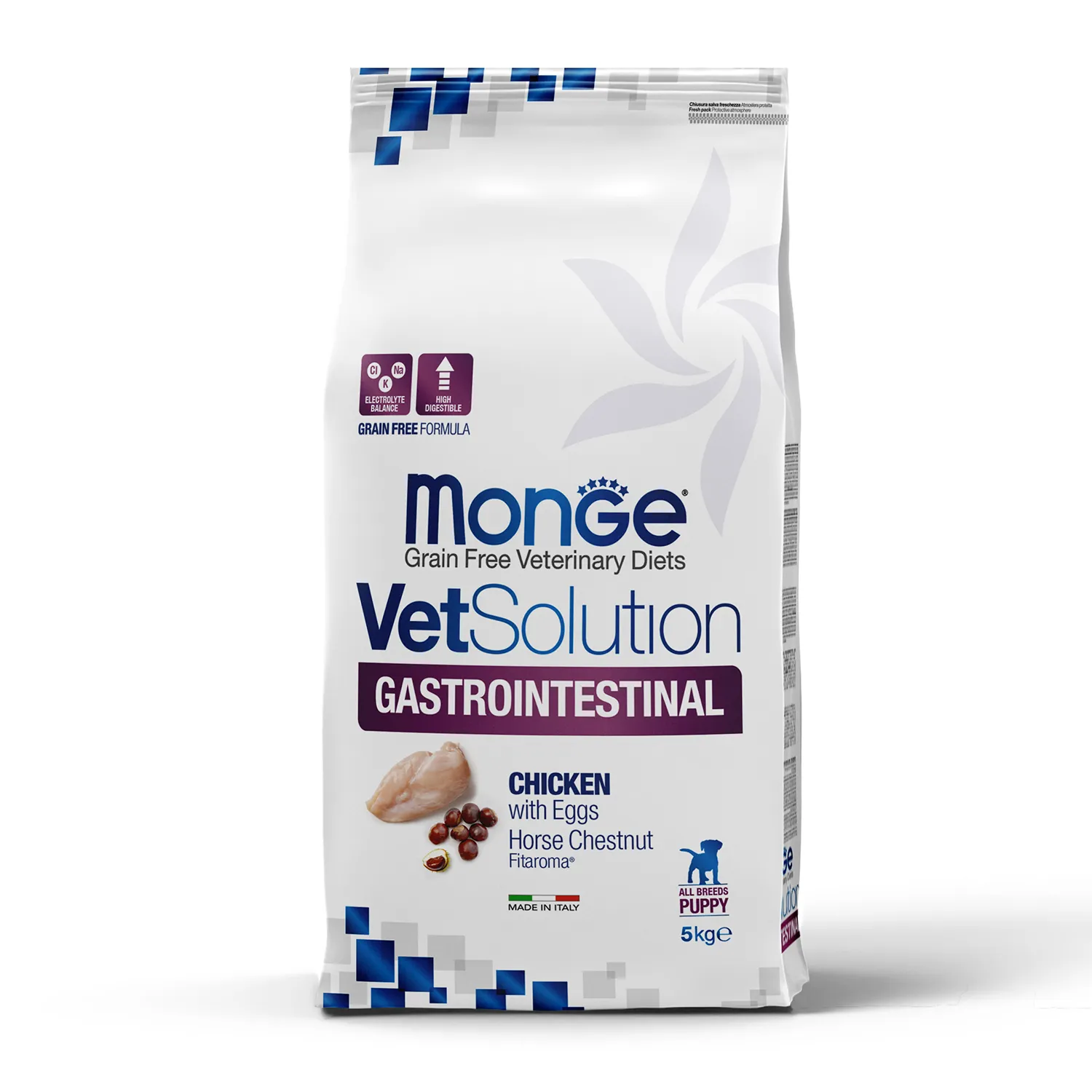 Диетический корм Monge VetSolution Dog Gastrointestinal Гастроинтестинал для щенков при заболеваниях ЖКТ 5 кг