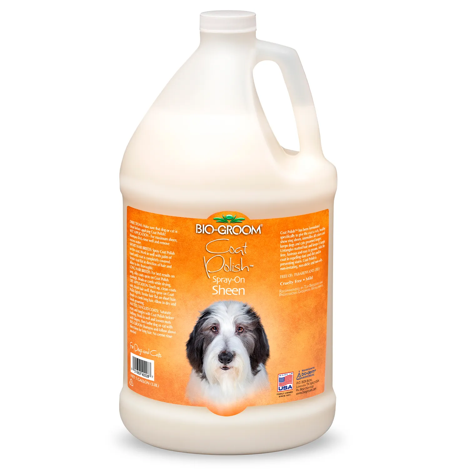 Bio-Groom Coat Polish блеск-антиколтун для шерсти 3,8 л