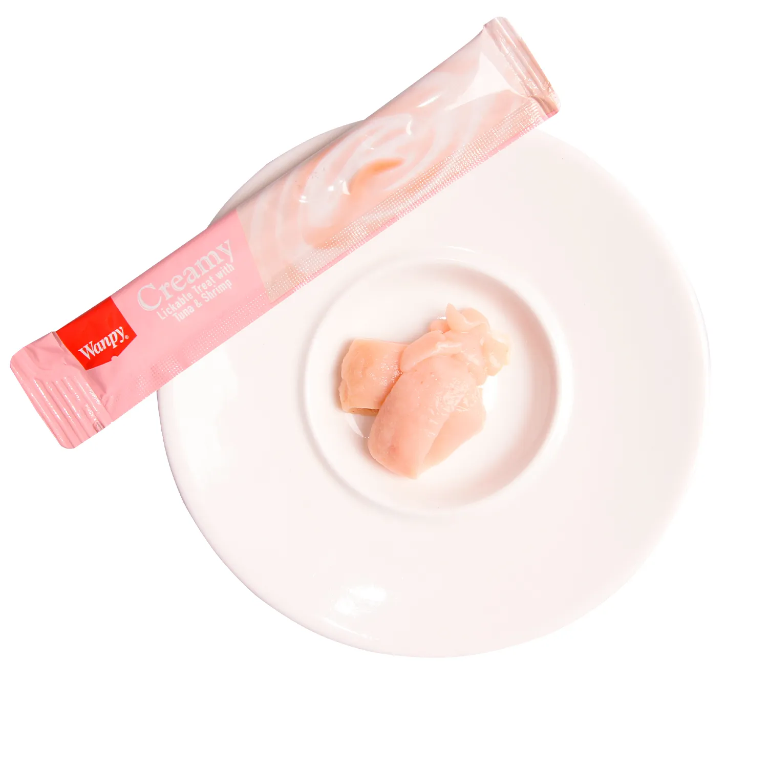 Wanpy Cat Лакомство для кошек «нежное пюре» из тунца и креветок 70 г