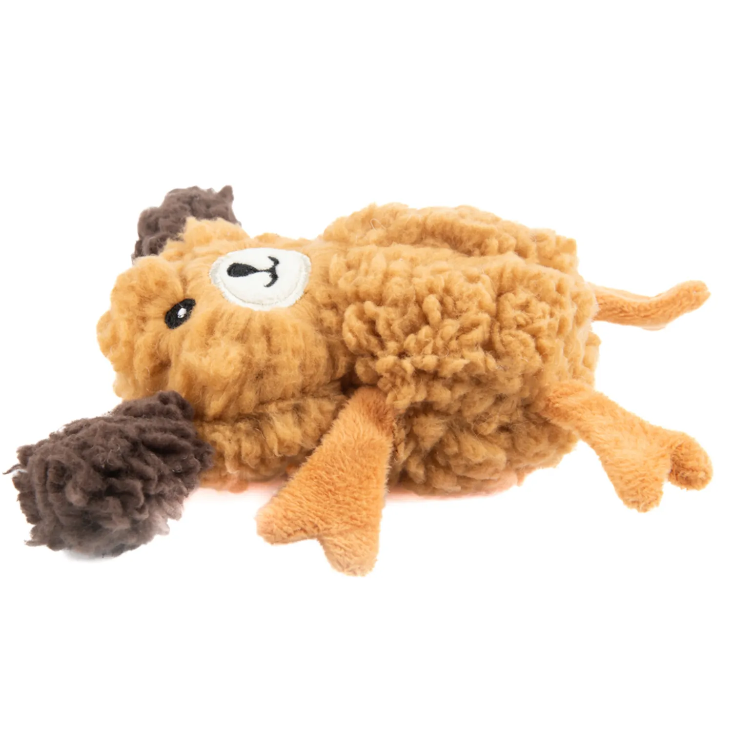 Игрушка AROMADOG Rescue для собак Собачка кругляш 14 см с пищалкой, рыжая