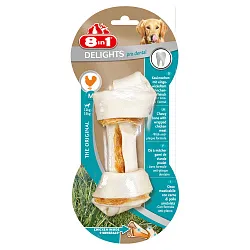 8in1 DENTAL DELIGHTS M косточка с куриным мясом для средних и крупных собак с минералами 14,5 см 8in1 DENTAL DELIGHTS M косточка с куриным мясом для средних и крупных собак с минералами 14,5 см