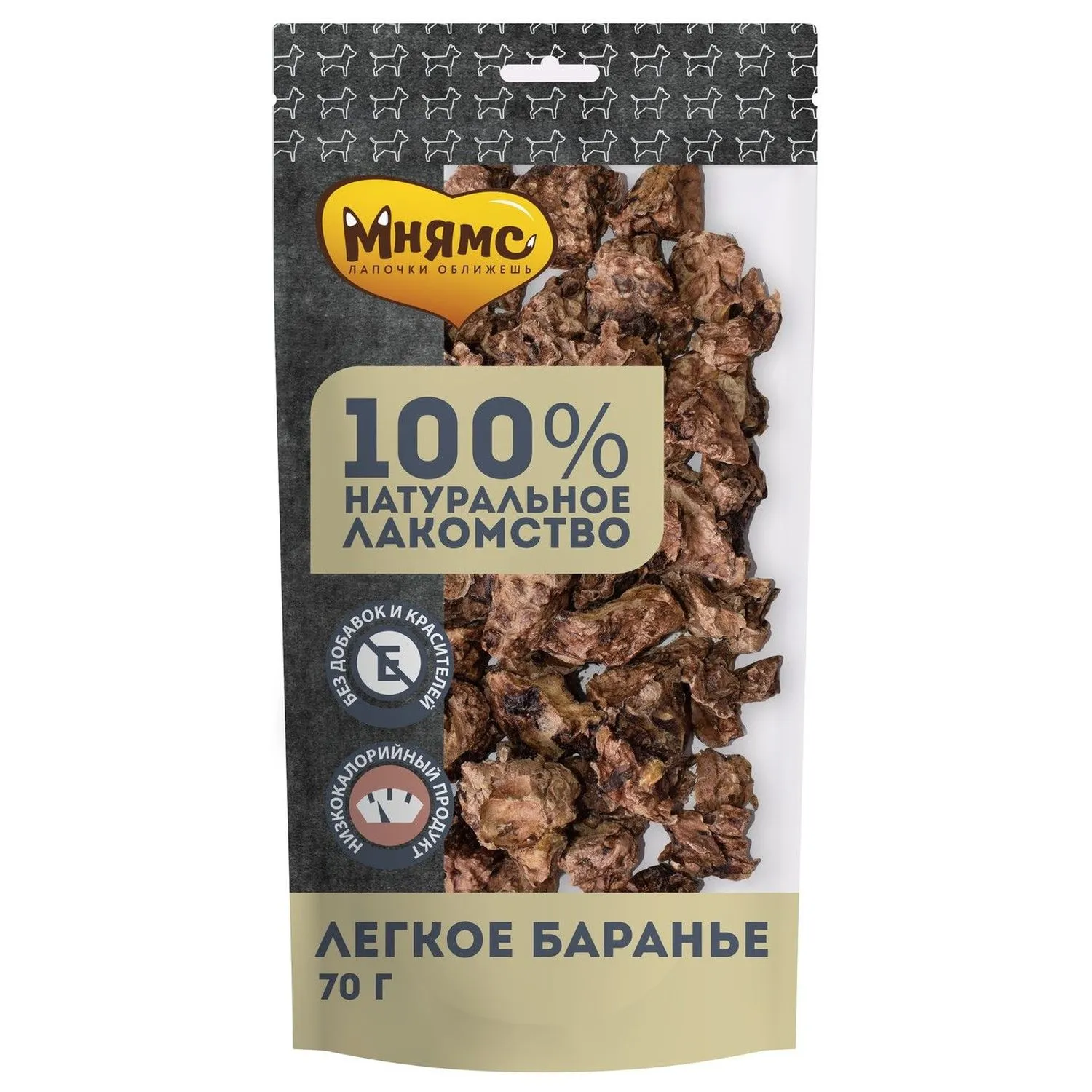 Лакомство Мнямс На каждый день для собак Легкое баранье 70 г