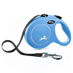 flexi рулетка New Classic L (до 50 кг) лента 5 м синяя flexi рулетка New Classic L (до 50 кг) лента 5 м синяя