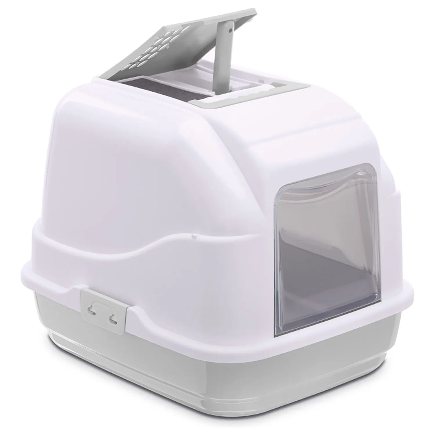 IMAC био-туалет для кошек EASY CAT 50х40х40h см, светло-серый