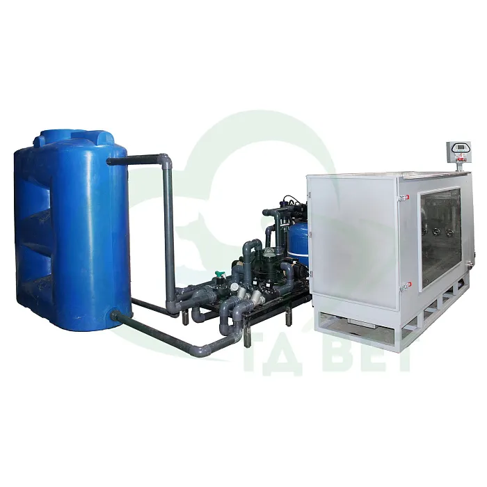 ТД ВЕТ Водная беговая дорожка VETBOT-341.1 с системами водоподготовки, противотока, автоматической фильтрации водоподготовки