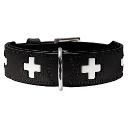Hunter ошейник для собак Swiss 60 (47-54 см) кожа, черный Hunter ошейник для собак Swiss 60 (47-54 см) кожа, черный