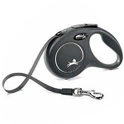 flexi рулетка New Classic S (до 15 кг) 5 м лента черная flexi рулетка New Classic S (до 15 кг) 5 м лента черная