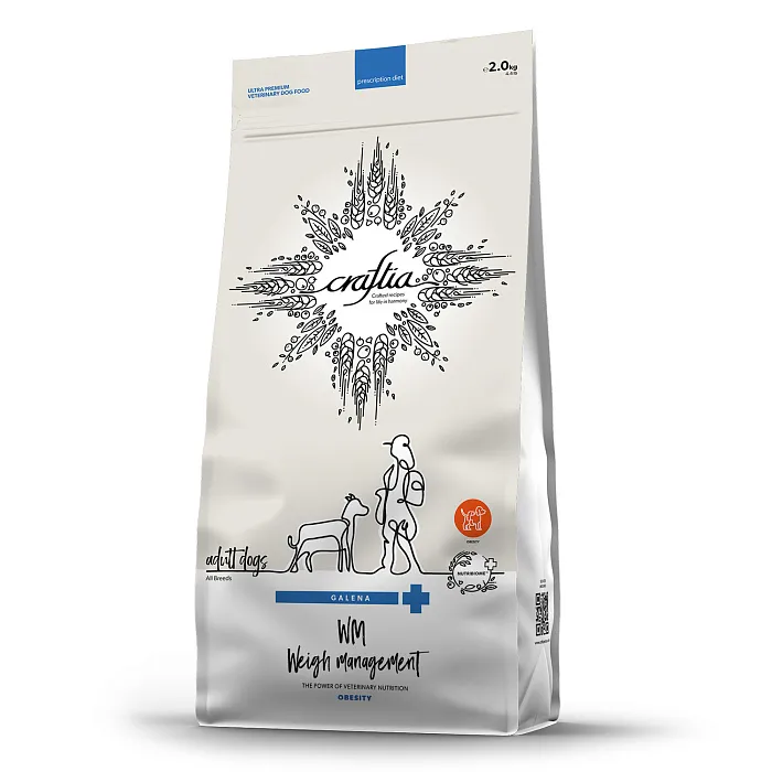 Ветеринарная диета CRAFTIA GALENA DOG WEIGHT MANAGEMENT (Obesity) Вейт Менеджмент (Обесити) для собак при избыточном весе 2 кг