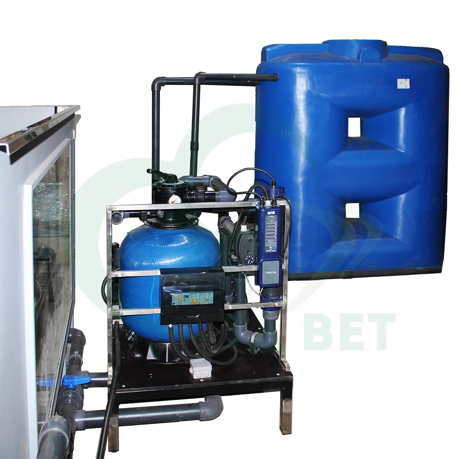 ТД ВЕТ Водная беговая дорожка VETBOT-341.1 с системами водоподготовки, противотока, автоматической фильтрации водоподготовки