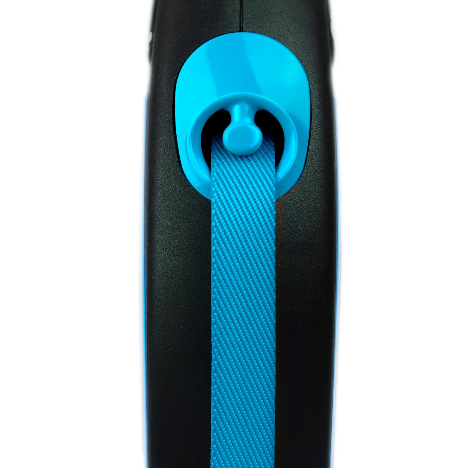 flexi рулетка Neon New M (до 25 кг) лента 5 м, светоотражающая, голубой неон