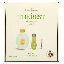 ISB The Best line Набор Hydra кондиционер против раздражений и перхоти 500 мл, шампунь 120 мл + парфюм 2 мл в подарок СКИДКА 40%