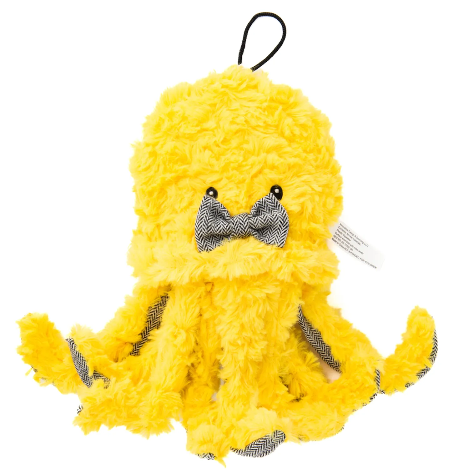 Игрушка Elder Club для собак Медуза желтая 14 см