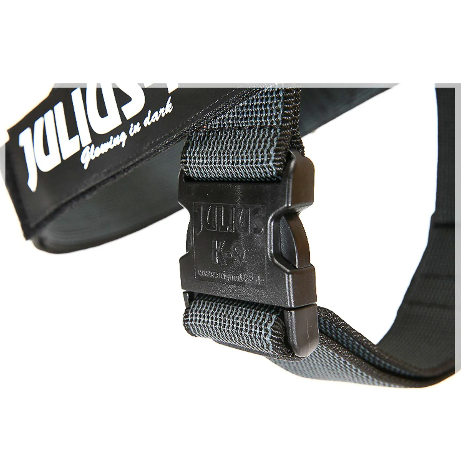 JULIUS-K9 шлейка для собак Ремни Color & Gray IDC® 3 (84-113см / 40-70кг), черный