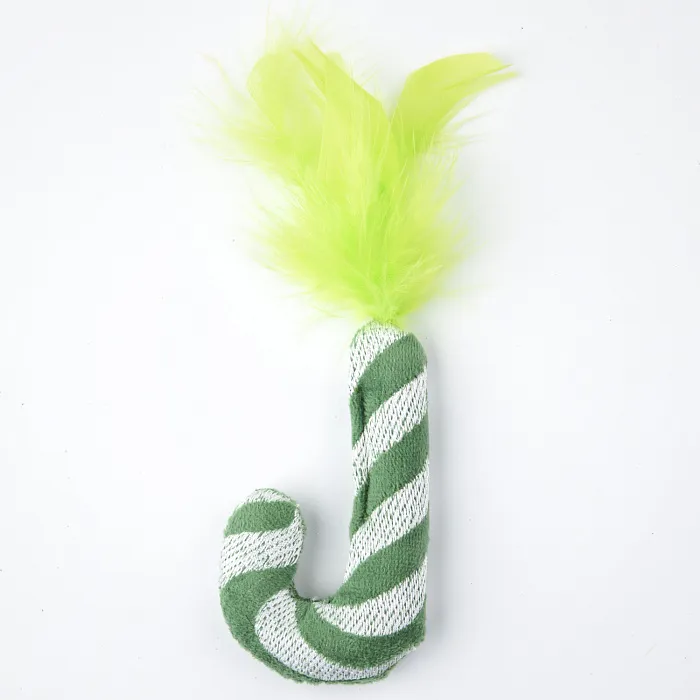 Игрушка Mr.Kranch для кошек Леденец с кошачьей мятой 9*3 см зеленый