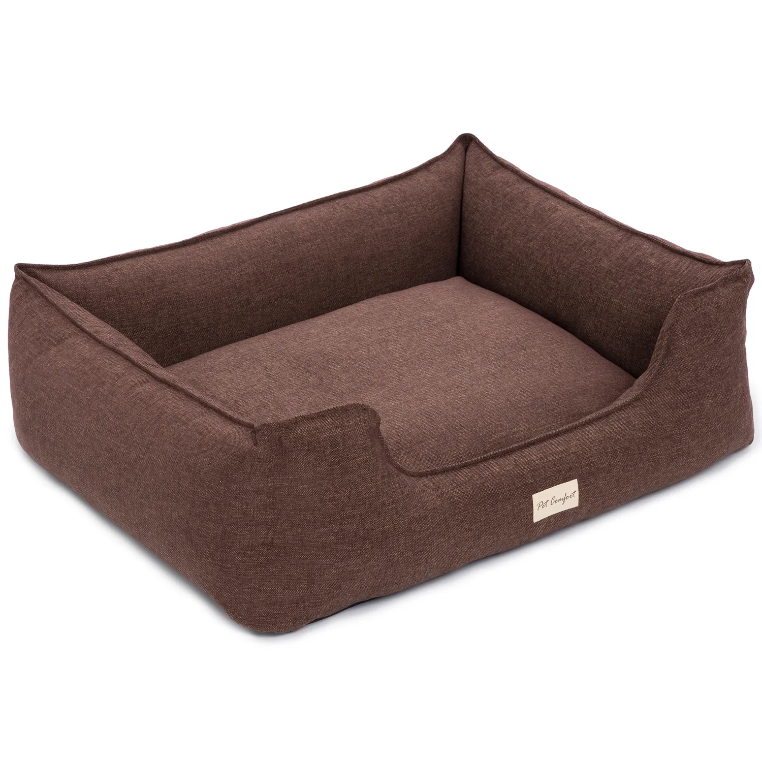 Лежанка Pet Comfort для собак крупных пород, Alpha Mirandus 19, размер L 85х105 см, коричневый СКИДКА 50%