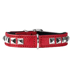 Hunter ошейник для собак Rocky petit 30 (23-27 см) кожа красный СКИДКА 20% Hunter ошейник для собак Rocky petit 30 (23-27 см) кожа красный СКИДКА 20%