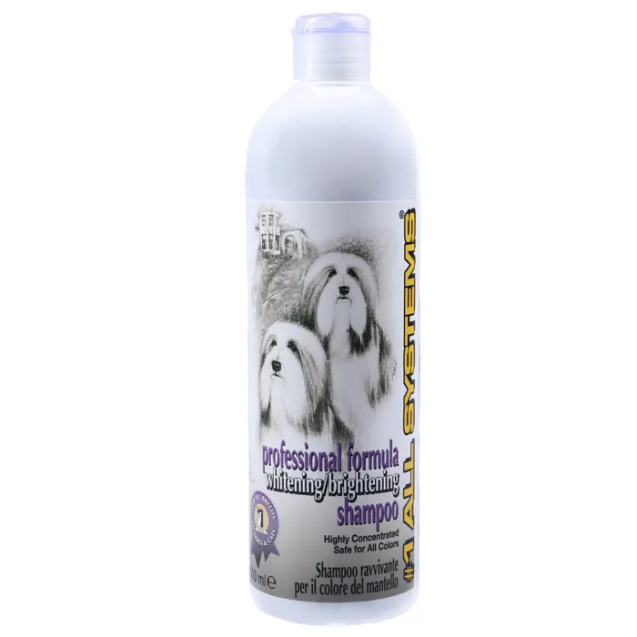 1 All Systems Whitening Shampoo шампунь отбеливающий для яркости окраса 500 мл