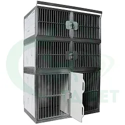 ТД ВЕТ Модуль из 6 клеток из нерж. стали 1200x700x1800(1880)h мм ТД ВЕТ Модуль из 6 клеток из нерж. стали 1200x700x1800(1880)h мм