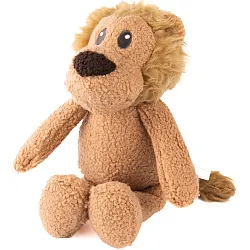 Игрушка Tufflove для собак Лев 20 см бежевый