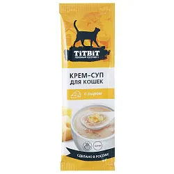 Лакомство TiTBiT Крем-суп для кошек с сыром 35 г